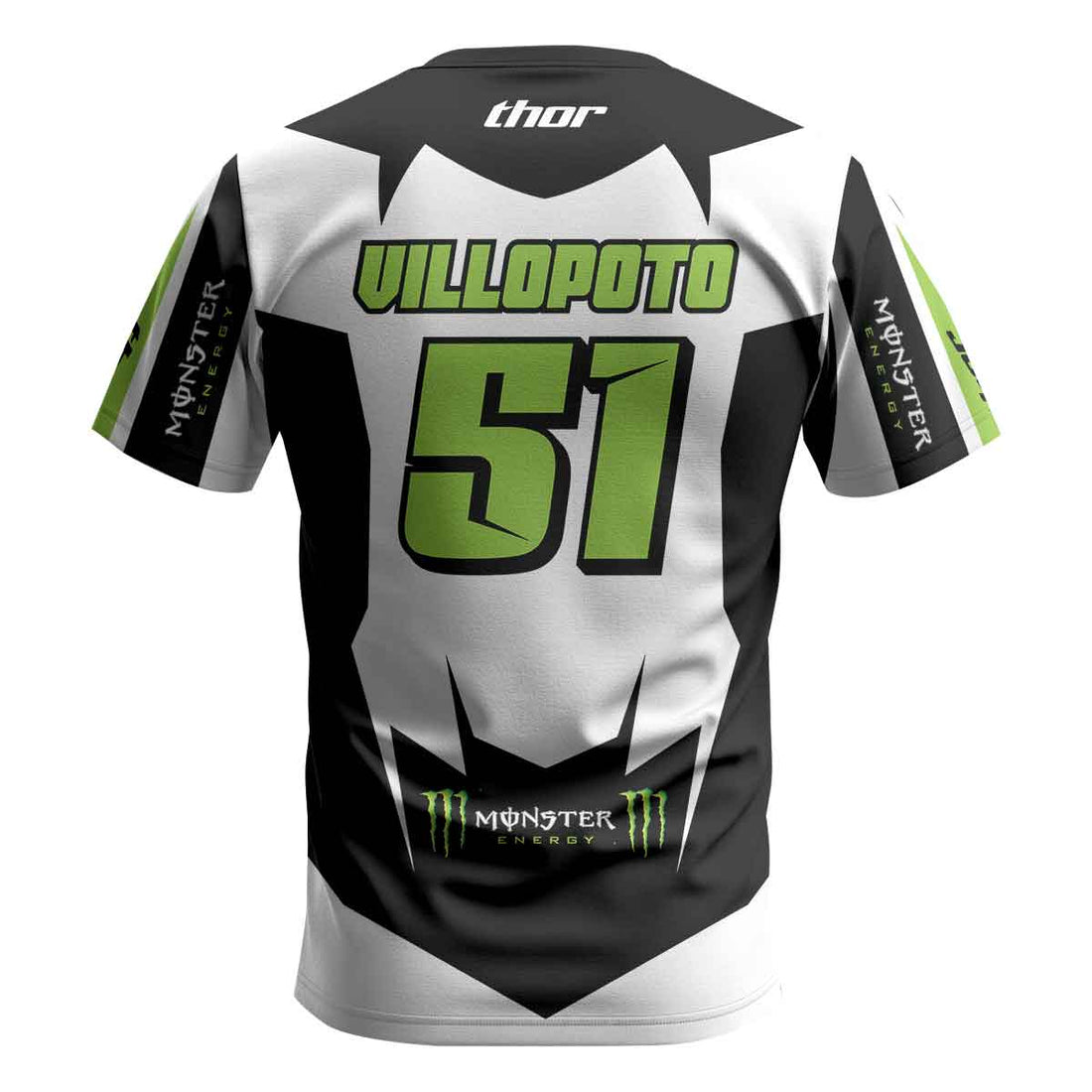 Monster Ryan Villopoto 51 Short Sleeve Motocross Jersey