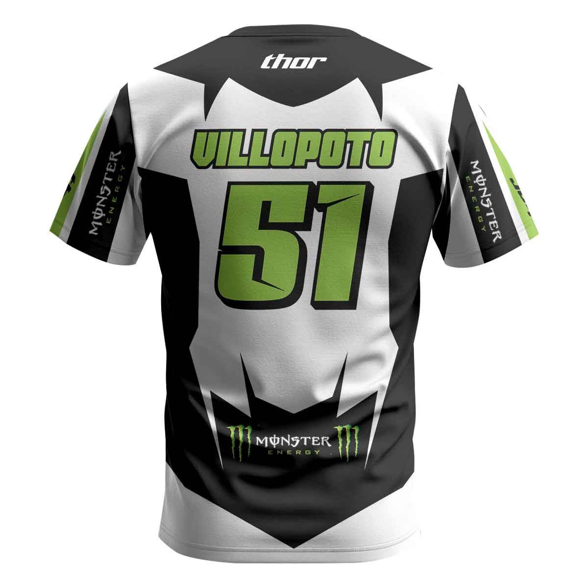 Monster Ryan Villopoto 51 Short Sleeve Motocross Jersey