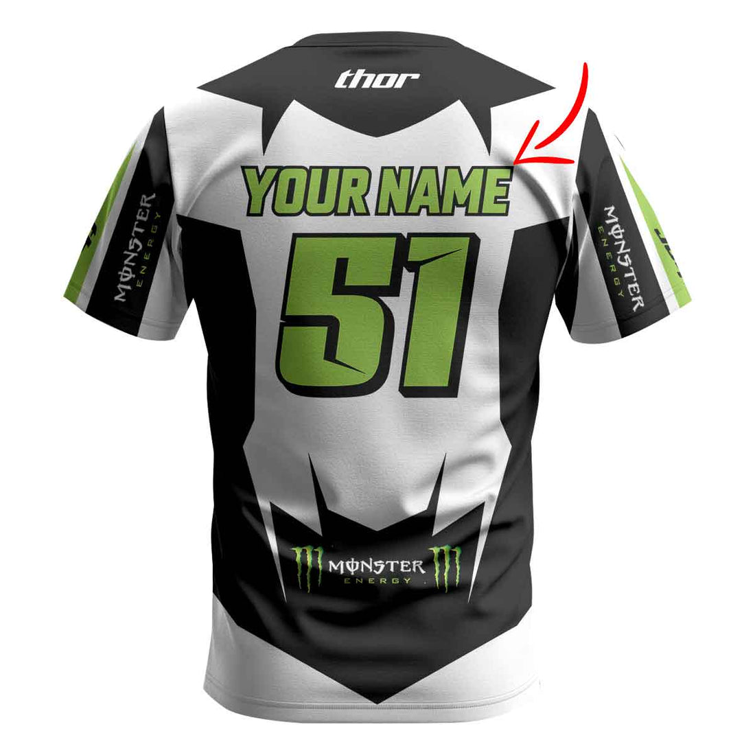 Ryan Villopoto 51 Monster Short Sleeve Motocross Jersey