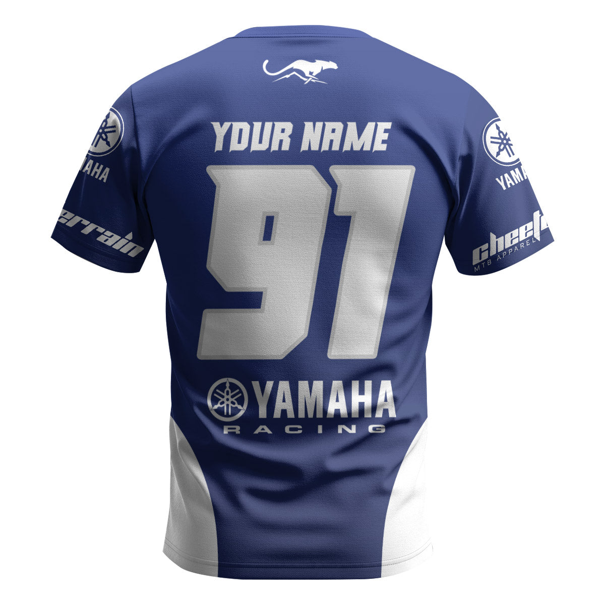 Personalized Yamaha Racing Short Sleeve Motocross Jersey