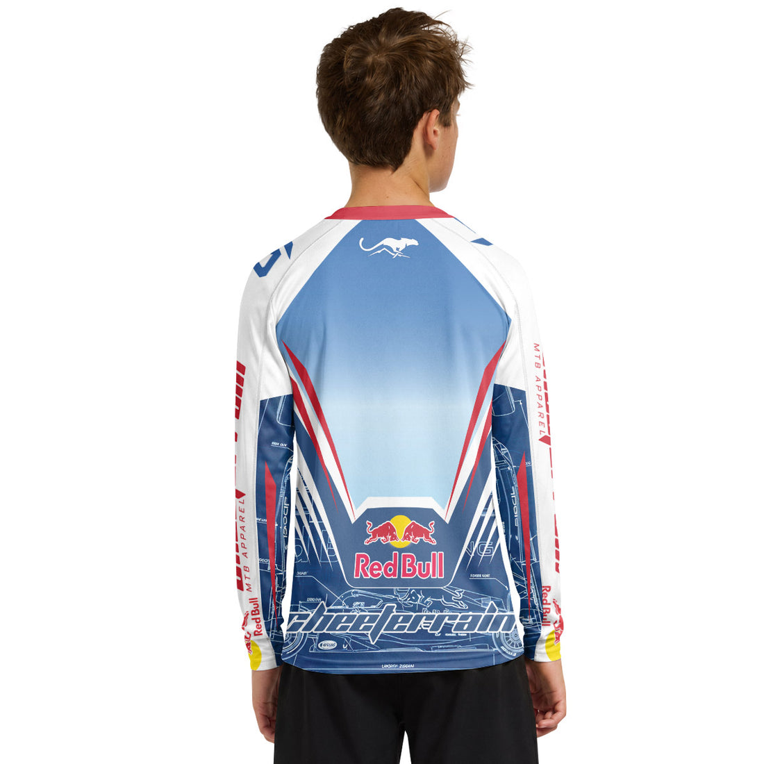 Red Bull Racing Youth Long Sleeve Motocross Jersey
