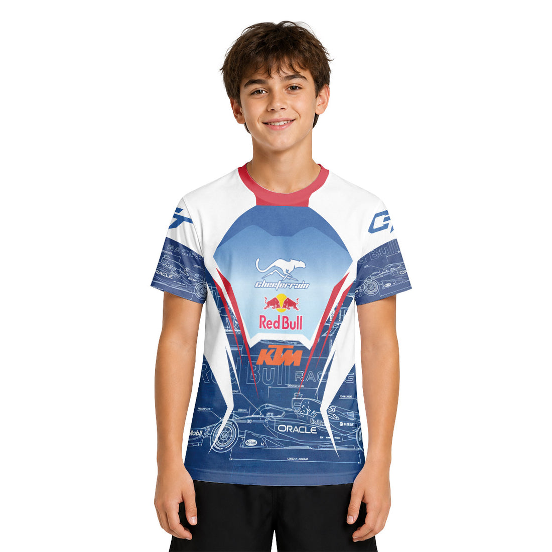 Red Bull Racing Youth Short Sleeve Motocross Jersey