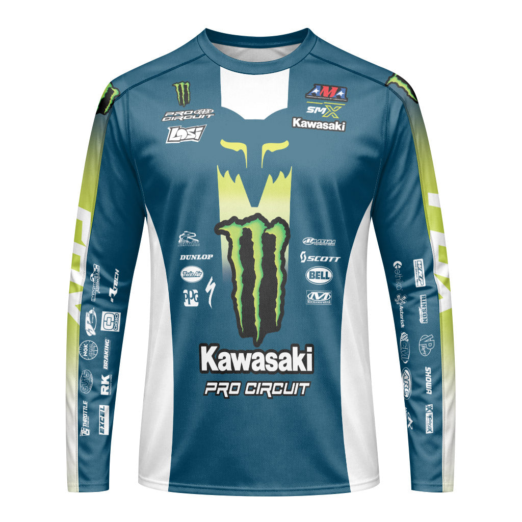 Seth Hammaker 34 Monster Long Sleeve Motocross Jersey