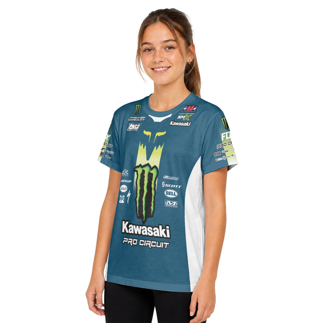 Seth Hammaker 34 Monster Youth Short Sleeve Motocross Jersey