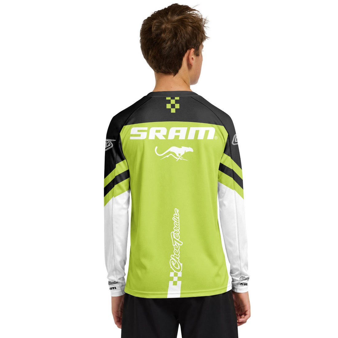 Sram Downhill Youth Long Sleeve Motocross Jersey
