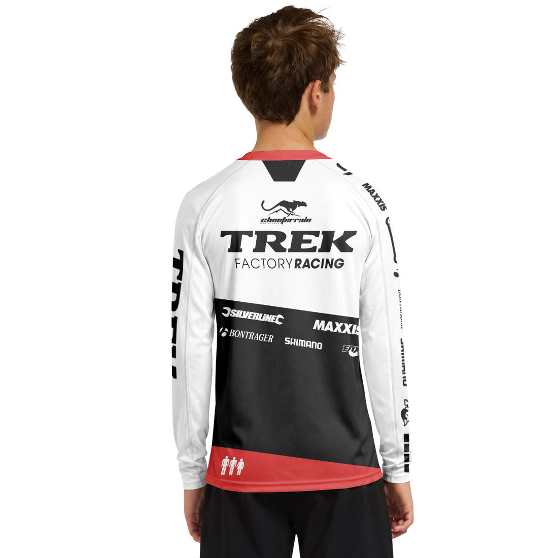 Trek Factory Racing Youth Long Sleeve Mountain Bike Jersey