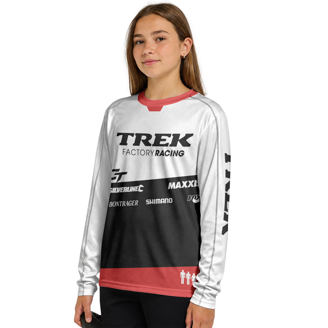 Trek Factory Racing Youth Long Sleeve Mountain Bike Jersey