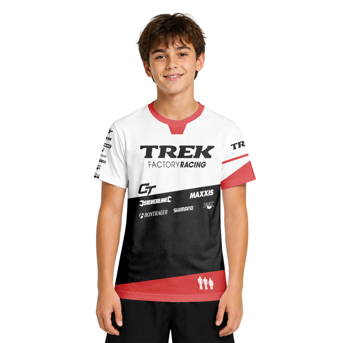 Trek Factory Racing Youth Short Sleeve Mountain Bike Jersey