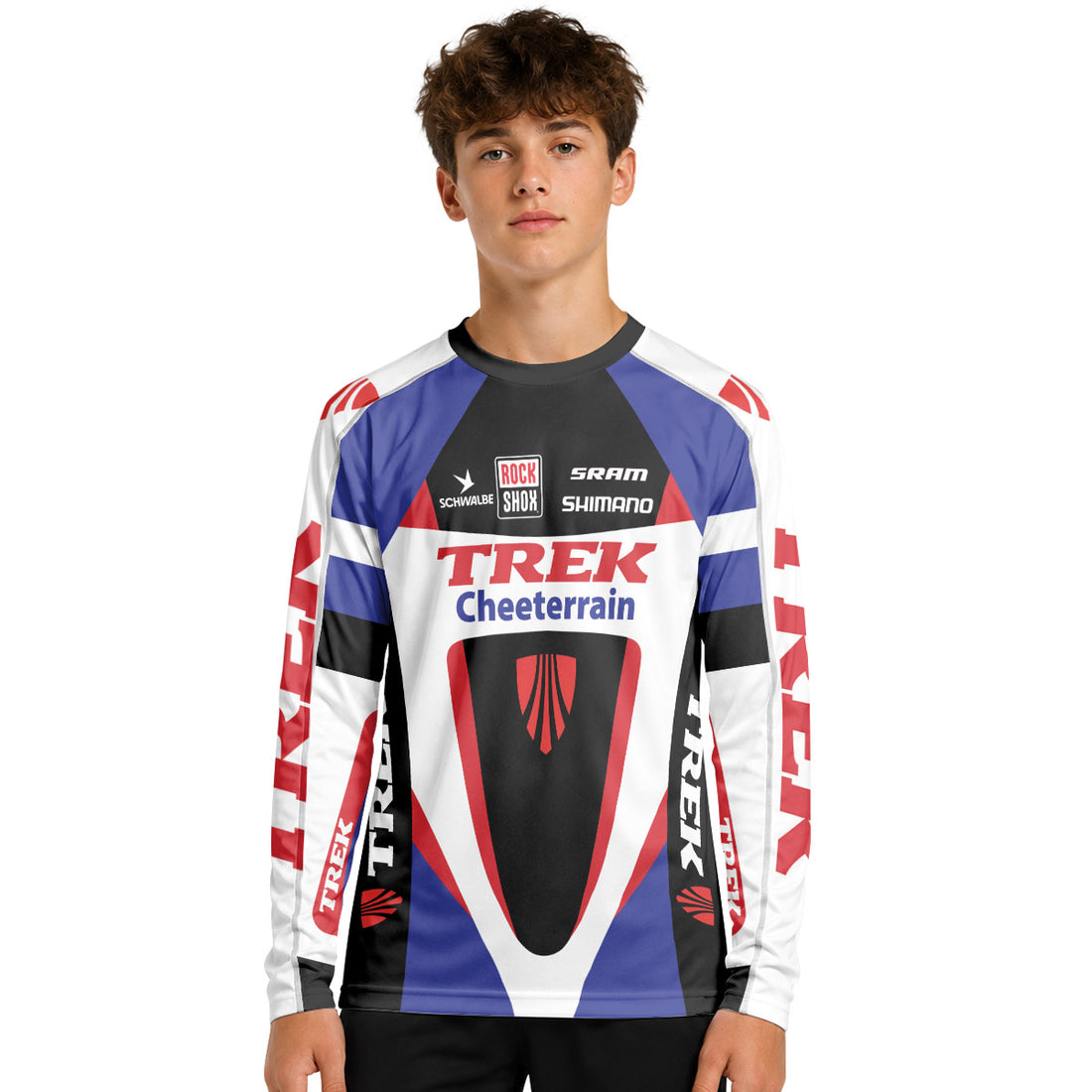 Trek Racing Youth Long Sleeve Mountain Bike Jersey