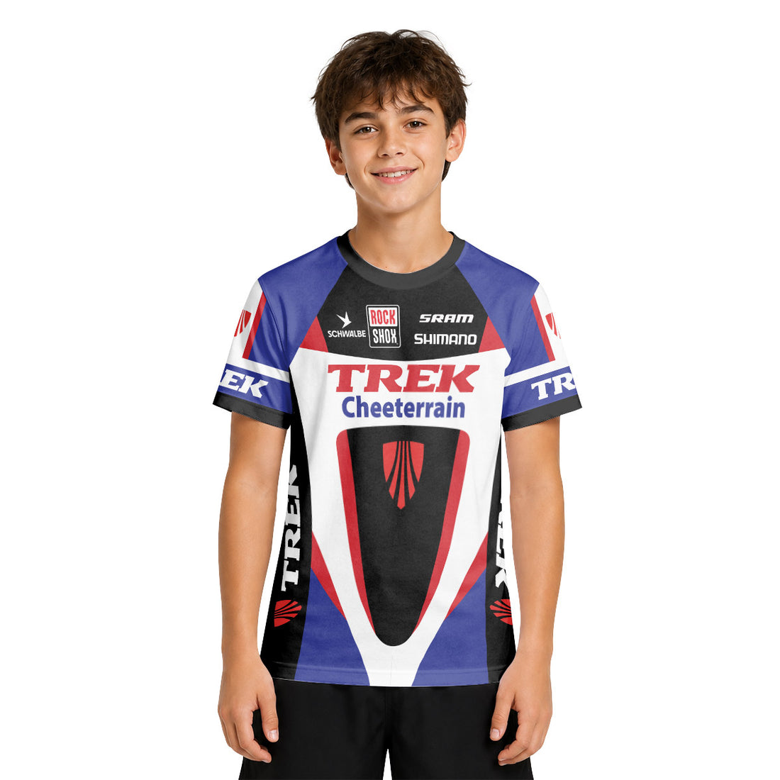 Trek Racing Youth Short Sleeve Mountain Bike Jersey