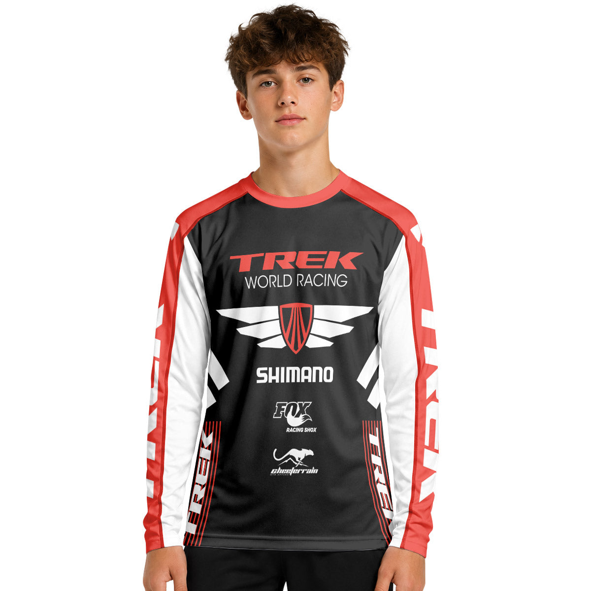 Trek World Racing Youth Long Sleeve Mountain Bike Jersey