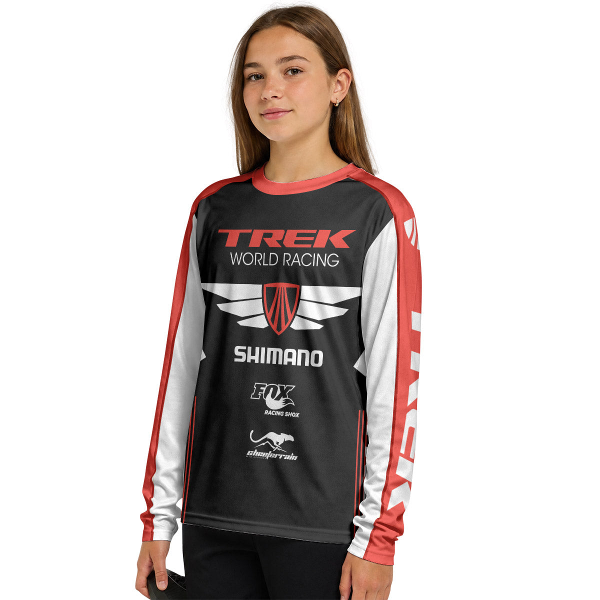 Trek World Racing Youth Long Sleeve Mountain Bike Jersey
