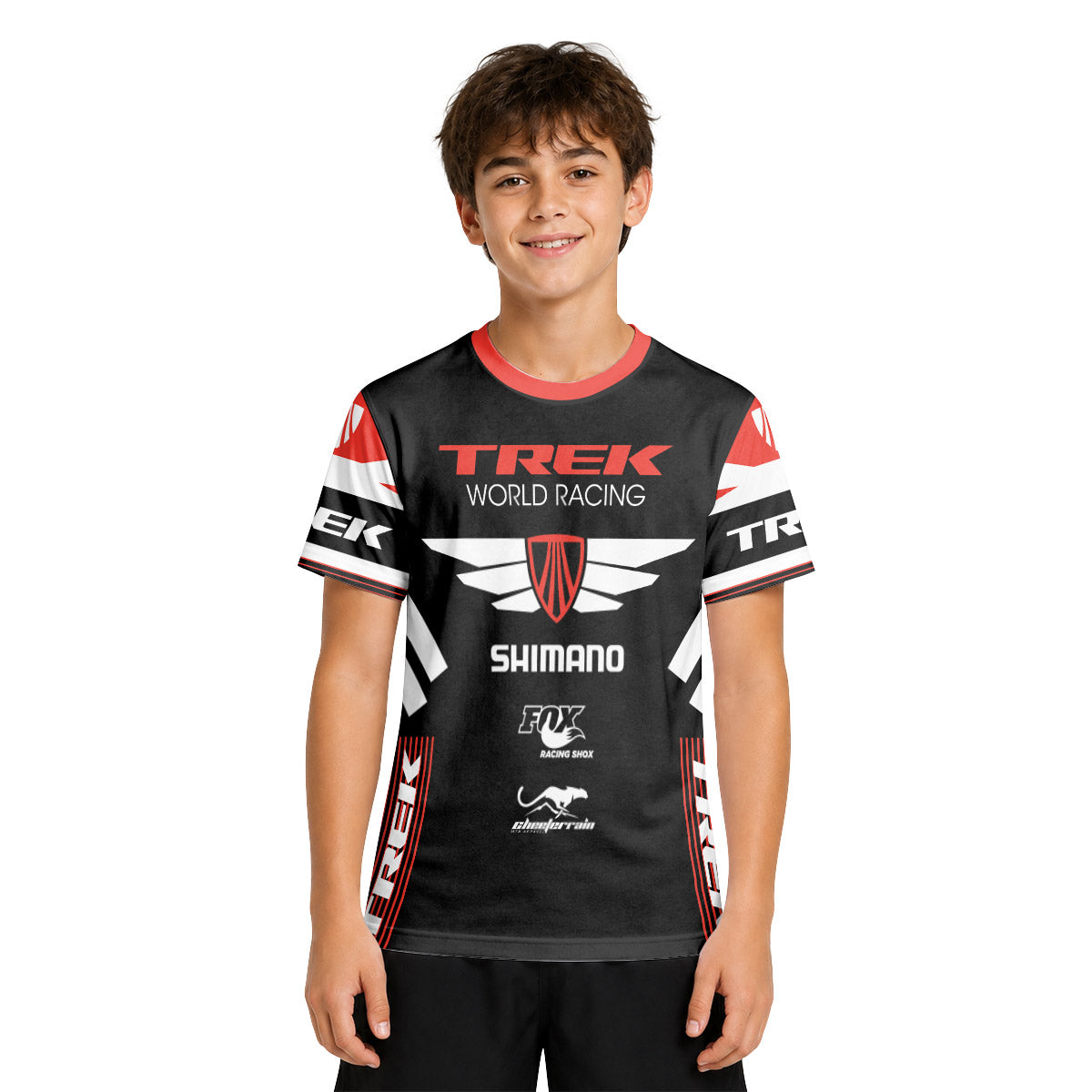 Trek World Racing Youth Short Sleeve Mountain Bike Jersey