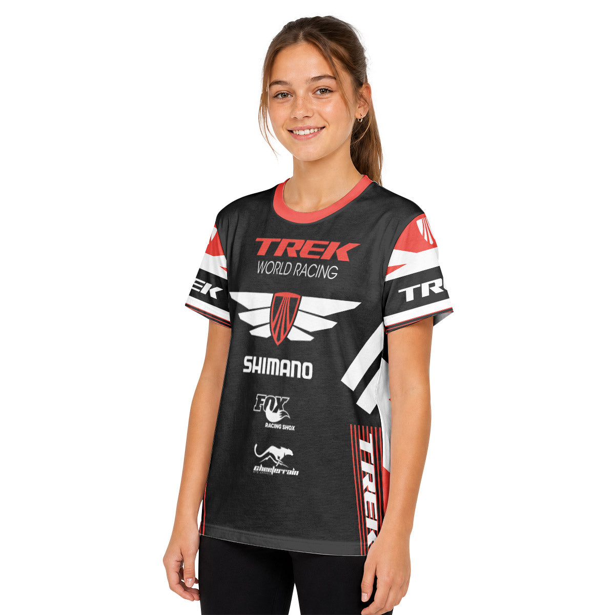 Trek World Racing Youth Short Sleeve Mountain Bike Jersey