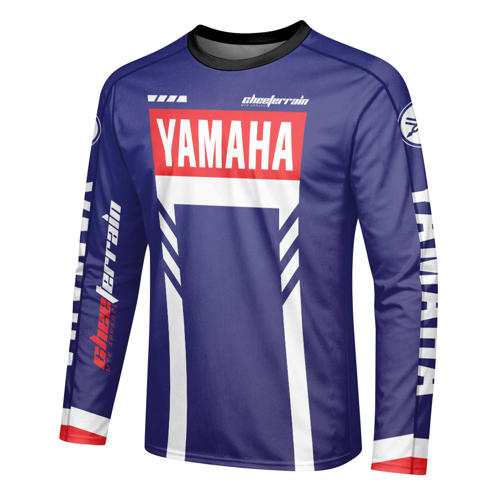 Yamaha Racing Long Sleeve Motocross Jersey