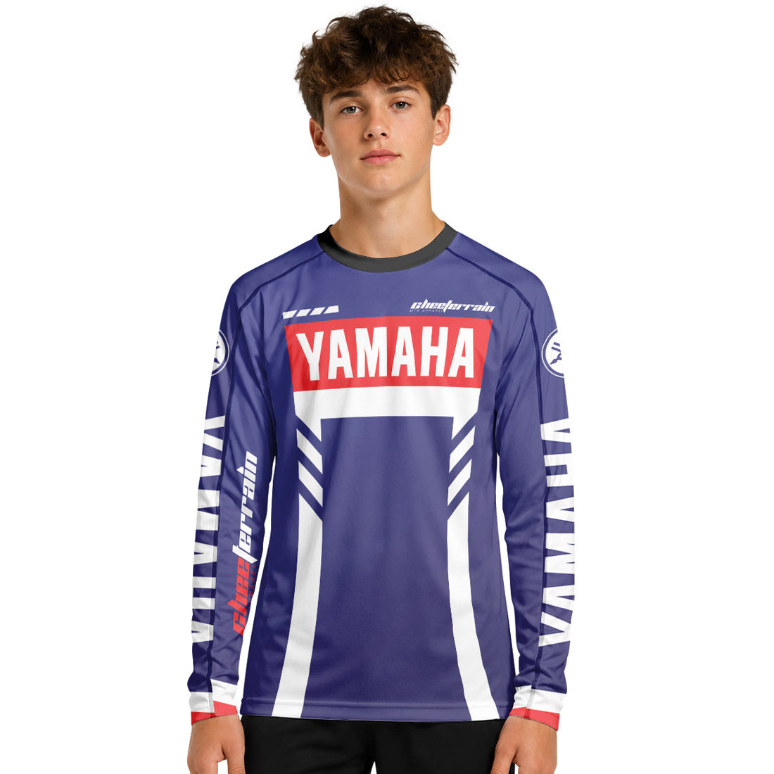 Yamaha Racing Youth Long Sleeve Motocross Jersey